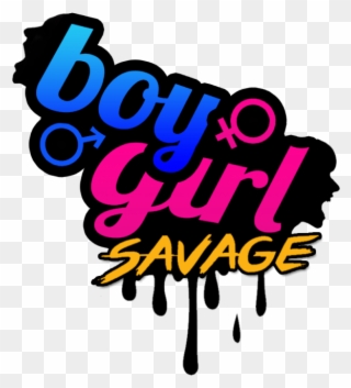 The Boy Girl Savage Podcast Episode - Graphic Design Clipart