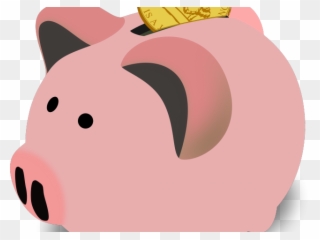 Pig Clipart Savings - Piggy Bank Clip Art - Png Download