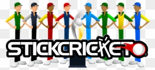 Cricket Clipart Cricket Team - Stick Cricket Logo Png Transparent Png