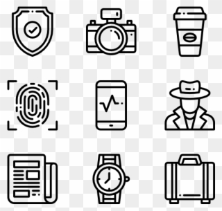 Private Detective - Knowledge Icons Clipart