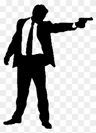 Shooting Silhouette At Getdrawings - Man Shooting Silhouette Png Clipart