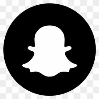 Snapchat Logo Png - Snapchat Black Icon Png Clipart