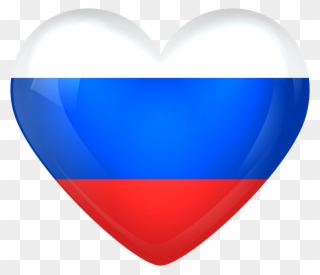 Russian Flag Heart Png Clipart