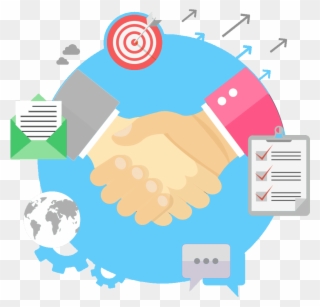 Handshake Clipart Commitment - Business Relationship Business Clipart - Png Download