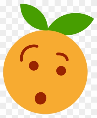 Mandarin Orange Cartoon Clementine Fruit - Clémentine Dessin Clipart