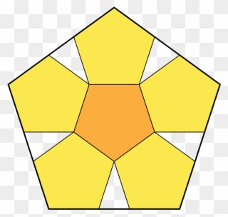 Hexagon Clipart Pentagon Shape - Pentagon And Triangle Tessellation - Png Download