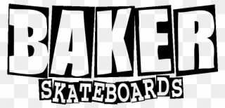 Baker Skateboards - Baker Skateboarding Clipart