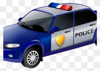 Blue Car Clipart Cheap Car - Blue Police Car Clipart - Png Download