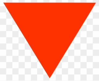 File - Red Triangle - Svg - Upside Down Red Triangle Clipart