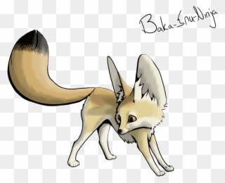 Fox Clipart Transparent Background - Draw A Fennec Fox - Png Download