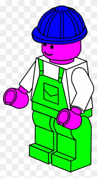 Lego Town Worker - Lego Clipart - Png Download