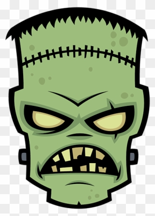 Click And Drag To Re-position The Image, If Desired - Frankenstein Drawing Easy Face Clipart