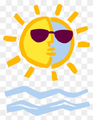 Summer Sun Clip Art - Sun Vector Free - Png Download