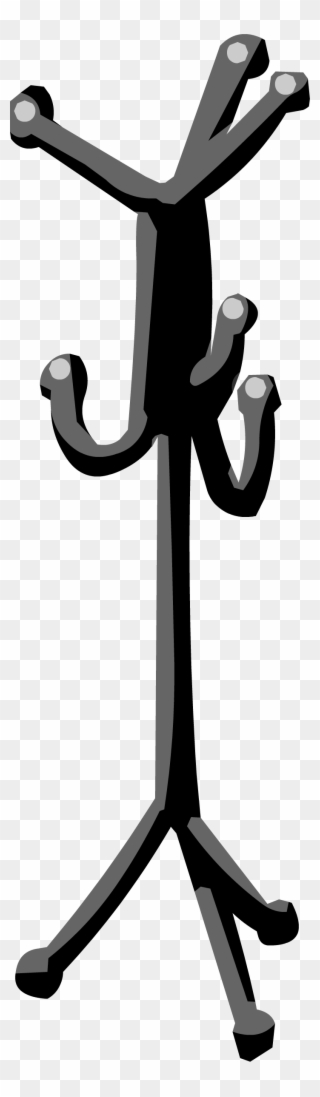 Download Clip Art Transparent Stock Collection Of Free - Coat Hanger Stand Cartoon - Png Download