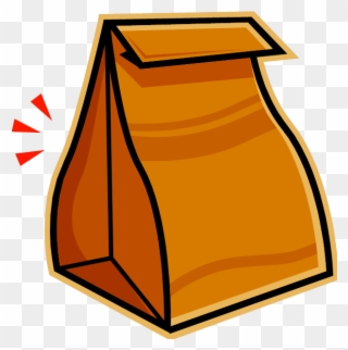 Clip Art Lunch Bag - Sack Lunch Clipart - Png Download