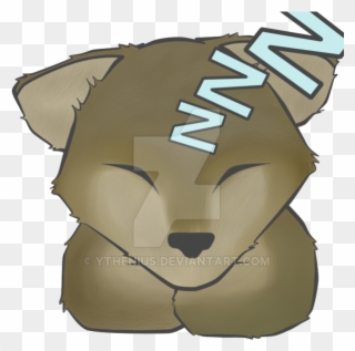 Sleepy Wolf Twitch Emote - Sleepy Wolf Clipart