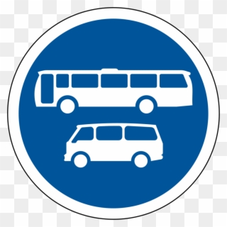 Buses & Minibuses - R301 Road Sign Clipart