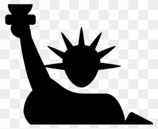 Statue Of Liberty Clipart Crown - Statue Of Liberty Hand Icon - Png Download