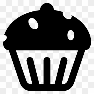 Black And White Stock Icon Free Download Png - Cup Cake Icons Clipart