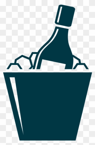 Brewpublik Office Delivery Wine - Champagne Bucket Vector Clipart
