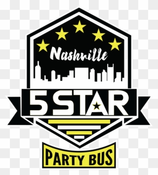 Nashville 5 Star Party Bus Tours - 5 Star Party Bus Of Nashville Clipart