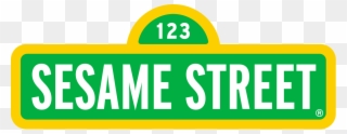 123 Sesame Street Sign Clipart
