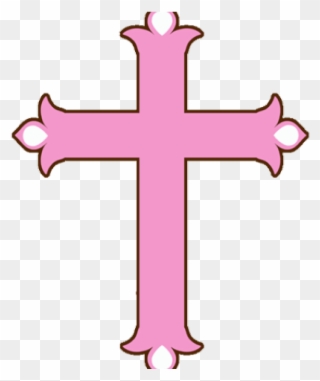 Holy Cross Pink Cross Clipart