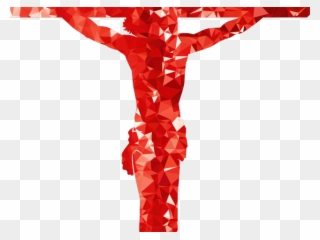 Cross Clipart Crucifix - Red Crucifix - Png Download
