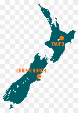 It Only Requires A Real Pilgrimage To Get There Yet - New Zealand Simple Map Clipart