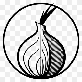 Orbot Logo Black White - Tor Onion Logo Black White Clipart