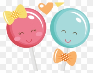 Lollipop Clipart Cute - Dibujos De Piruleta Sonriente - Png Download