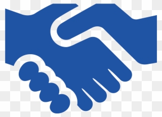 Hands Shaking Picture - Shaking Hands Clipart Blue - Png Download