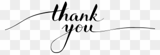 Thank You Script - Thank You Script Png Clipart