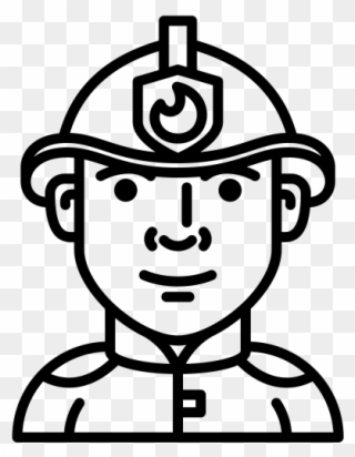 Firefighter Rubber Stamp - Boat Captain Drawing Png Clipart