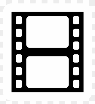 File High Contrast Video X Generic Svg - Watch Movie Icon Png Clipart