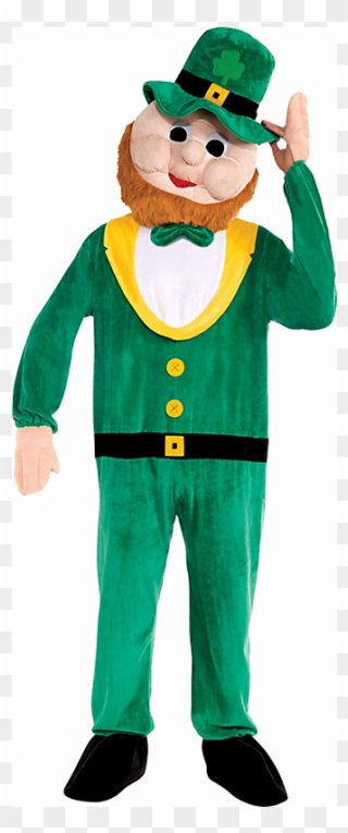 Rise And Shine - Halloween Leprechaun Mascot Costume Clipart