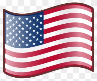 Open - Usa Flag Icon Clipart