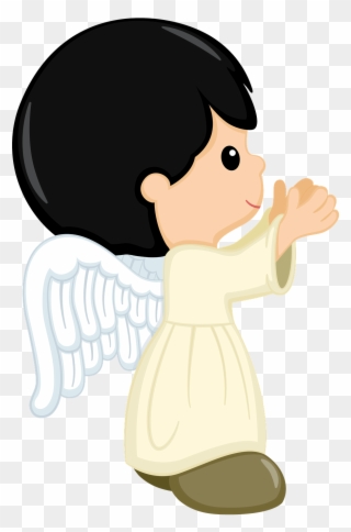 Clipart Boy, Baptism Cookies, Bible For Kids, Art For - Angel For Christening - Png Download