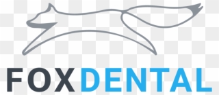 Fox Dental Footer Logo - Whites Only Colored Only Signs Clipart
