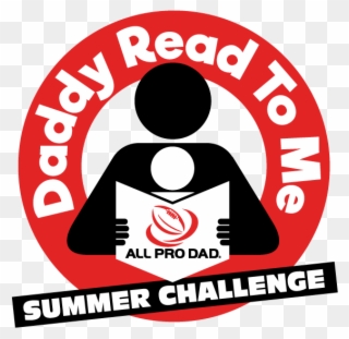 Daddy Read To Me Summer Challenge Logo1 - Reading Clipart