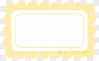 Scalloped Tag Printable Clipart