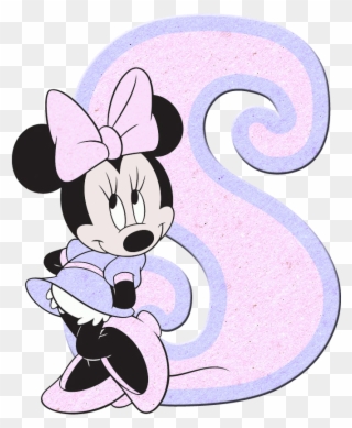 S - - ✿‿ - Simple Minnie Mouse Coloring Pages Clipart
