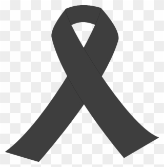 Black Ribbon Meaning Clipart