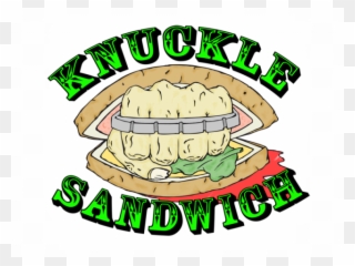 Sandwich Clipart Character - Knuckle Sandwiches - Png Download