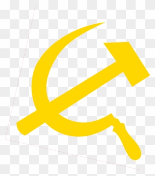 Hammer Clipart Yellow Hammer - Communist Symbolism - Png Download ...
