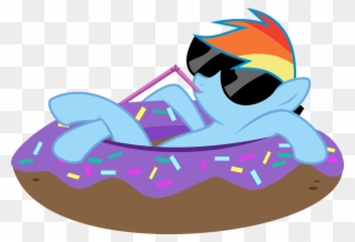 Artist Missbeigepony Dead Source Floaty Food - Cartoon Floaties Transparent Background Clipart