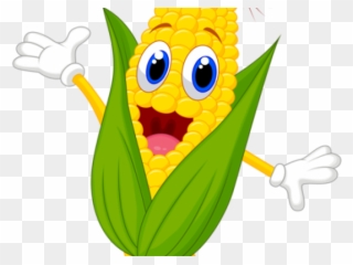 Smileys Clipart Vegetable - Planta De Maiz Animado - Png Download