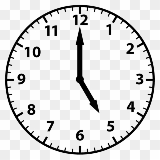 Institution Content Clock Faces - Clock Faces Half Past Clipart