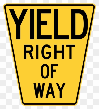 Crossing Safely In A Golf Cart - Does Yield Right Of Way Mean Clipart