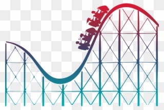Largest Collection Of Free To Edit Rollercoasterstickers - Roller Coaster Pixel Art Clipart
